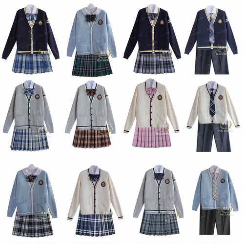 针织开衫毛衣男女秋冬学生jk制服