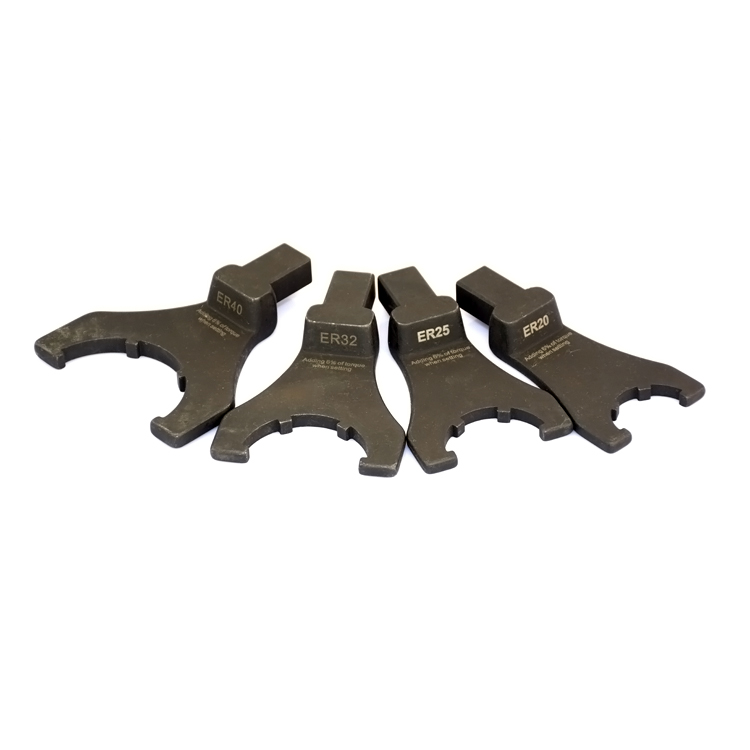 需要配合扭力扳手使用,主要用于机床刀柄安装扭力检测,预先设好扭力值,防止加工时掉落,锁紧后不容易松脱,防止筒夹弹性疲劳损坏。