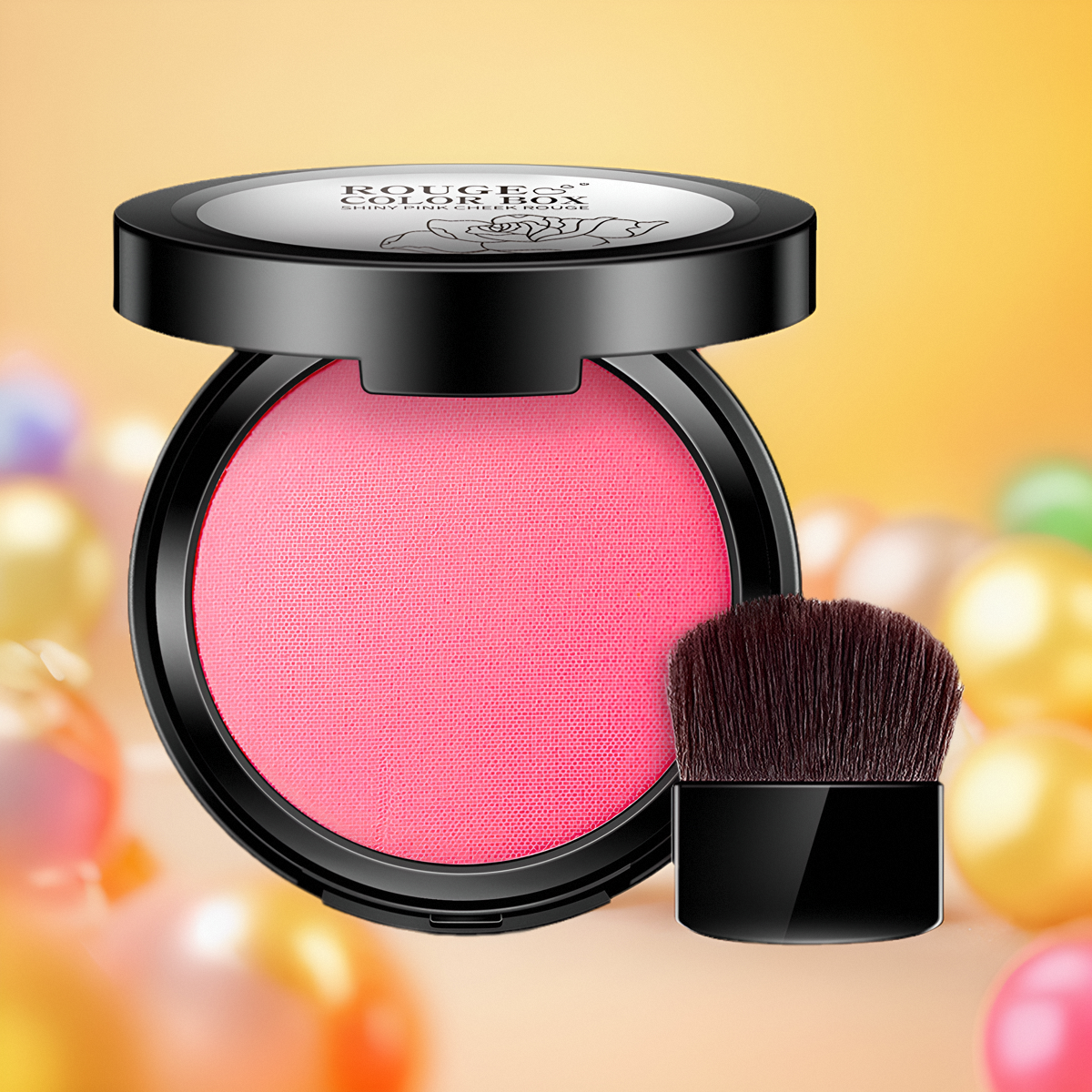 初学者防水腮红盘泊泉雅