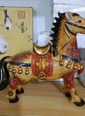 复古七八十年代浮世绘手绘浮雕陶瓷花瓶花器家居桌面装饰收藏