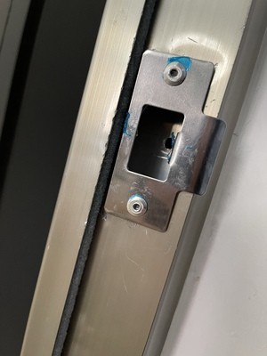 卧室房间门锁具配件锁体导向片木门锁舌盒锁片内门锁扣片锁舌挡片