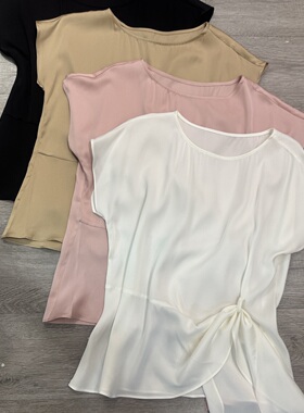 布谷-气的心机别致设计师款短袖小衫（含100）YS51-G20