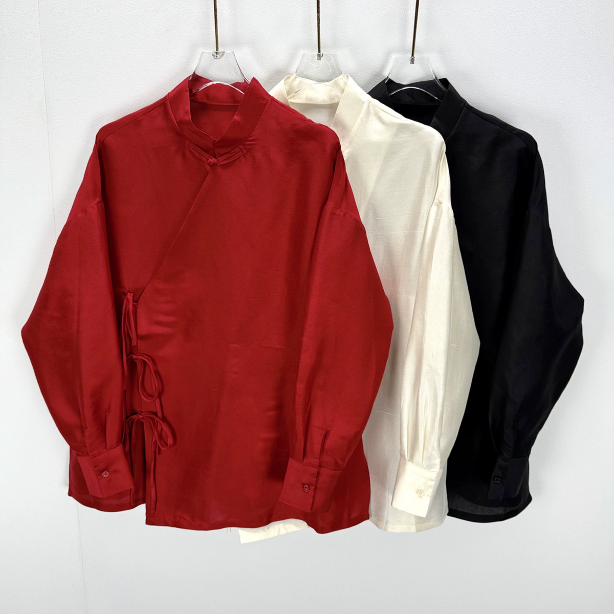 布谷-26年早春高级感中式侧开叉人丝大气百搭小衫A9722,女装/女士精品,毛针织衫,淘宝优惠券,粉丝福利购,淘宝优惠卷