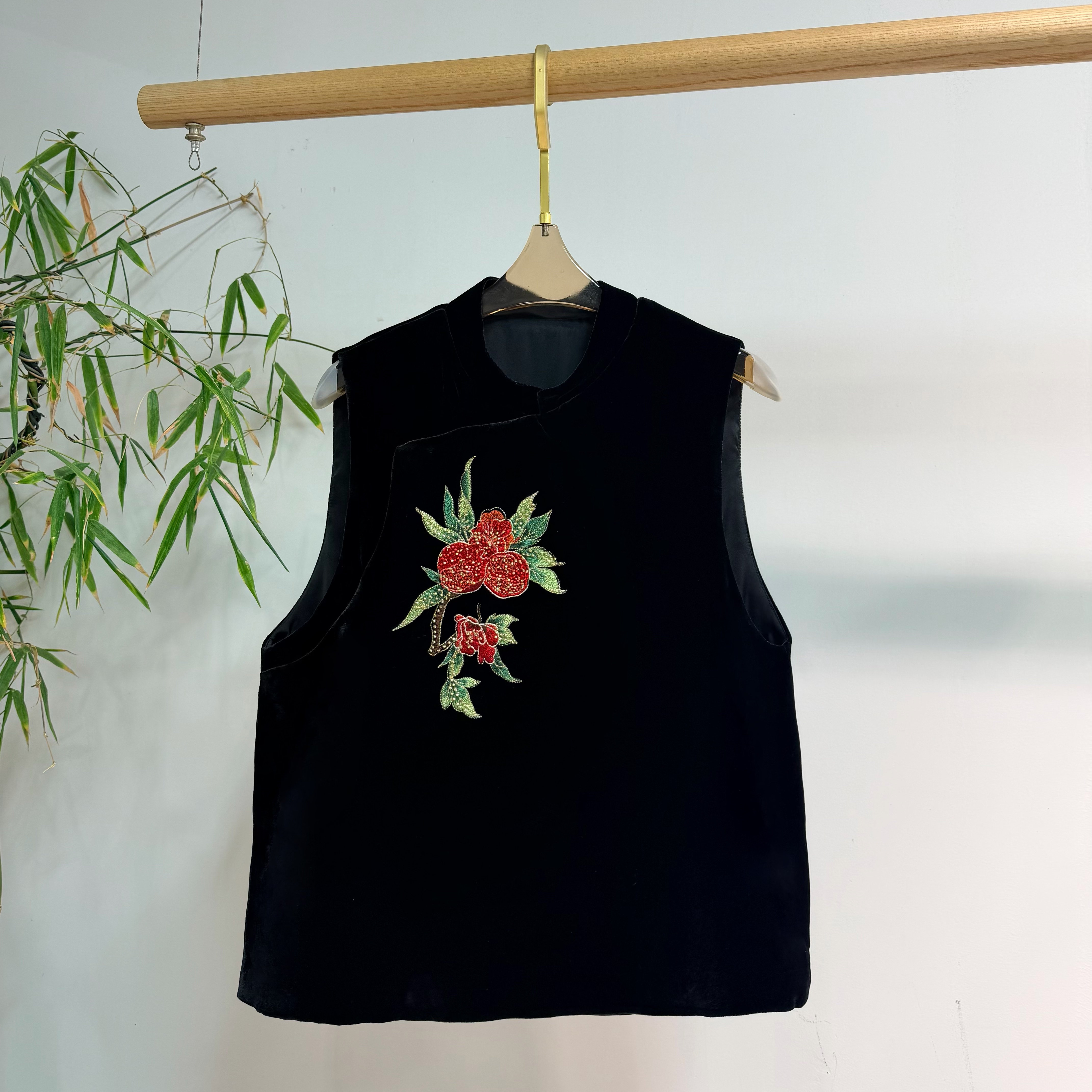 布谷-26年早春真丝丝绒定位法绣国风马甲YS204-G401,女装/女士精品,马夹,淘宝优惠券,粉丝福利购,淘宝优惠卷