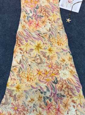 布谷-新繁花似锦斜裁超仙超美连衣裙(配吊带裙)YS167-G107