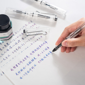 水性笔 走珠笔钢笔学生墨水替换墨囊上墨灌墨式 可加墨中性笔