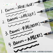 送替芯 可加墨透明秀丽笔软笔书法练字小楷中楷大楷学生硬笔墨水