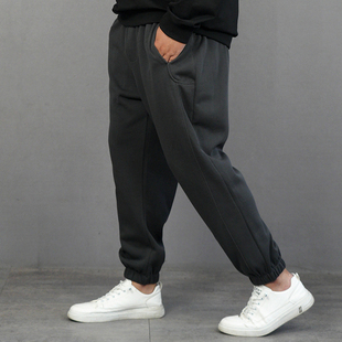 九分裤 加肥加大男裤 男装 宽松胖子运动休闲300斤男士 子 秋季 特大码