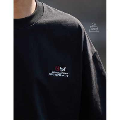 日潮男士重磅短袖T恤夏季