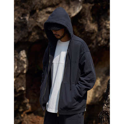 定制480g男士重磅连帽卫衣