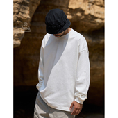 Marx日系360g男士 秋季 重磅纯棉长袖 Quentin 打底衫 T恤休闲宽松潮