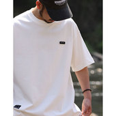 Marx男士 夏季 重磅短袖 潮牌t大码 T恤320g纯棉宽松休闲半袖 Quentin