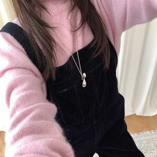 HYGGE-典推荐5色系｜韩系简约纯色高领保暖毛衣（含100羊毛）M257