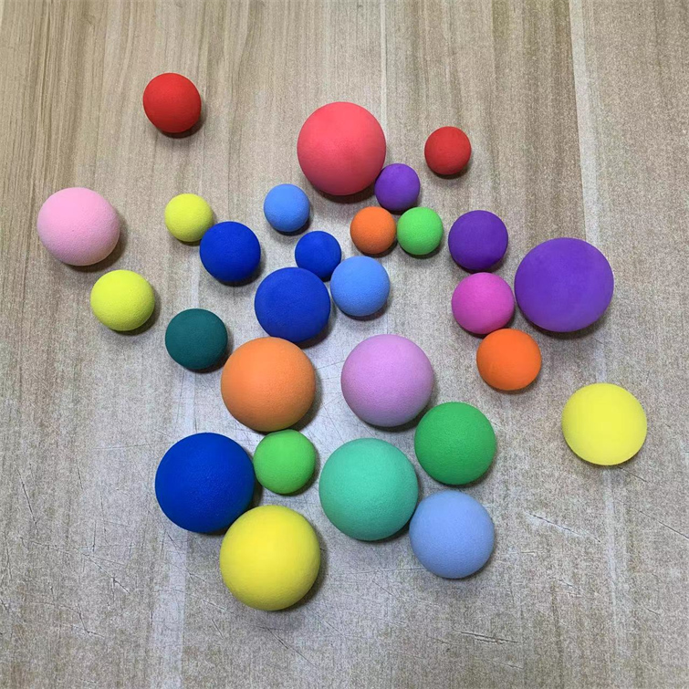 eva水面玩具摄影道具彩色泡沫球