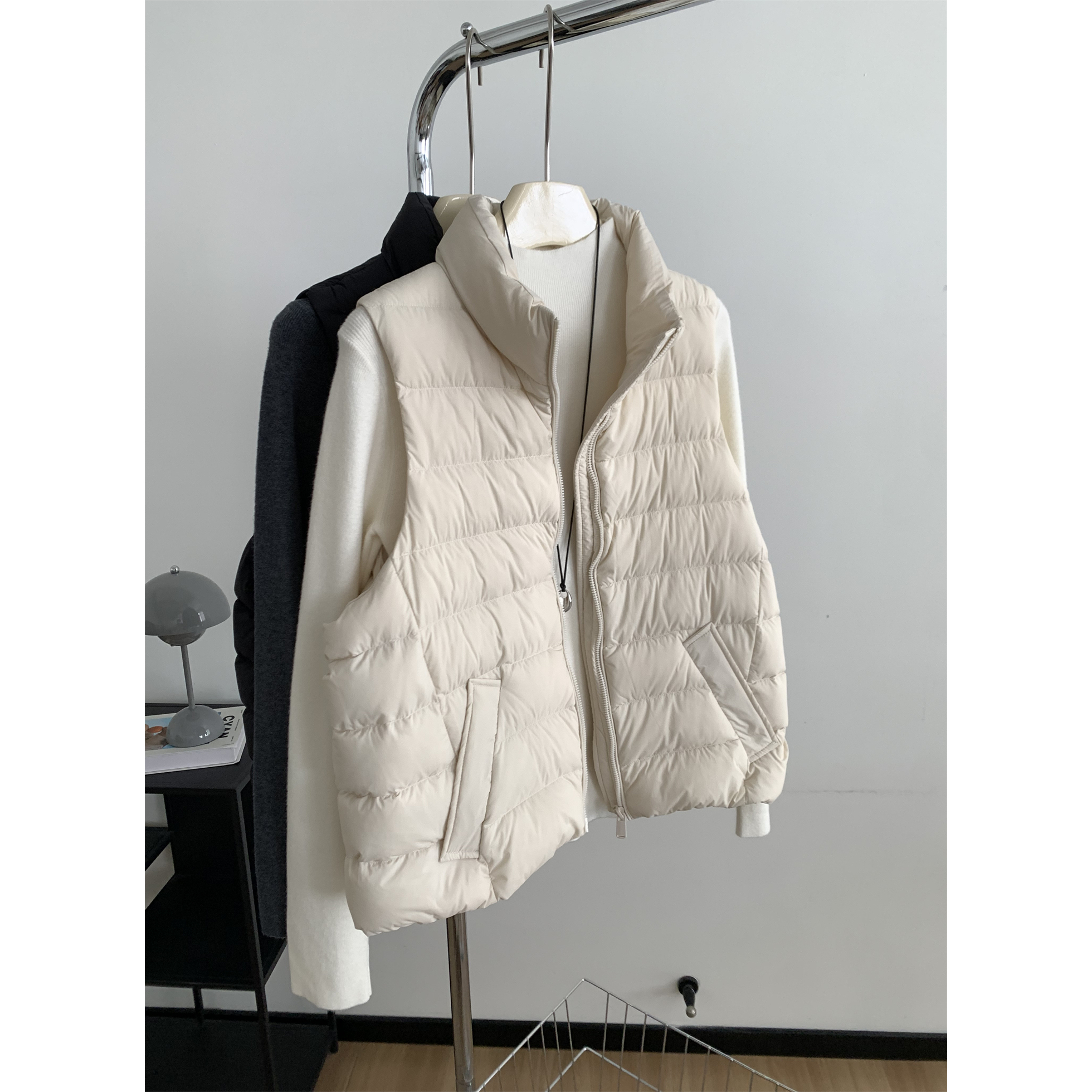 气质韩版冬季保暖立领羽绒马甲