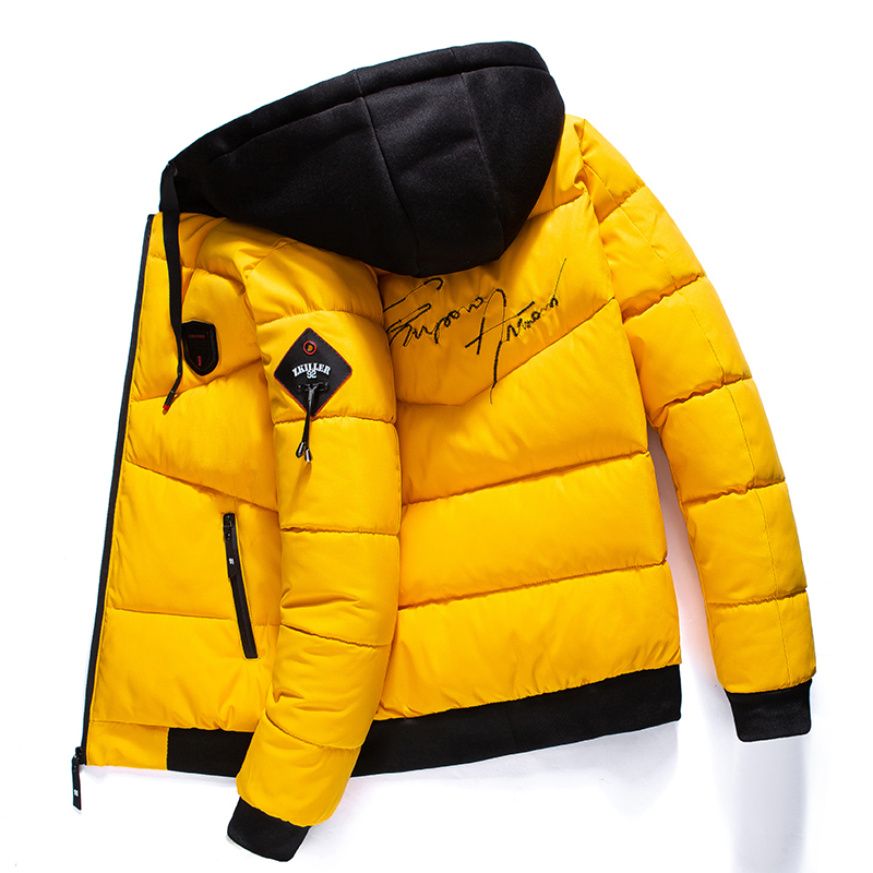 新款羽绒棉服修身潮牌男士外套