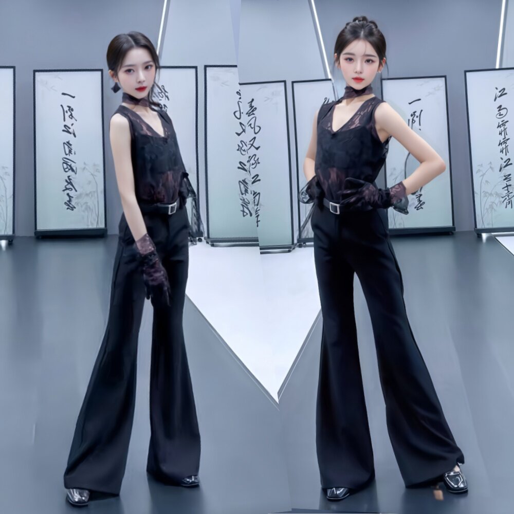 中淘缔舞女童学院风模特形体礼仪