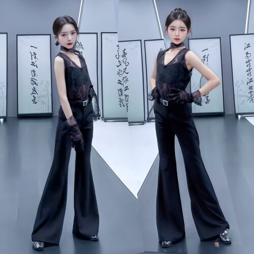 中淘缔舞女童学院风模特形体礼仪