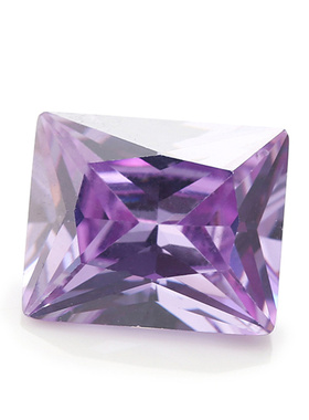 2x3--10x14mm 5A 长方形直角锆石 变蓝色水钻 梧州人造宝石