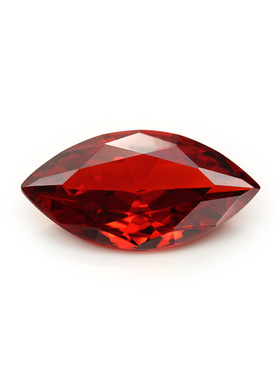 1.5x3--10x20mm 5A 石榴红色马眼锆石 梧州宝石裸石 戒指首饰DIY