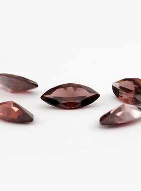 2x4--8x16mm 5A 马眼形烟锆裸石 梧州人造宝石 合成立方氧化锆