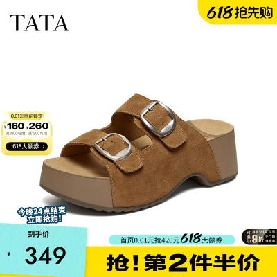 他她女鞋2026夏季勃肯