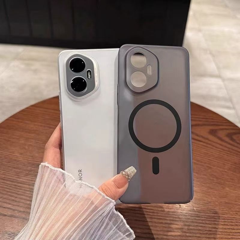 【透气散热】适用荣耀magic8冰雾磁吸手机壳honor 400pro肤感磨砂PC硬壳Power简约300超薄裸机手感