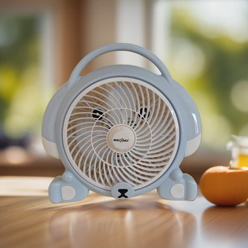 美诗儿卡通迷你电风扇小型台式转页扇家用学生宿舍办公室桌面风扇