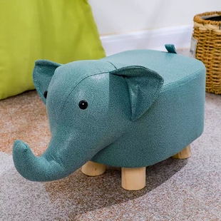 正版科技布大象凳子矮凳可爱儿童凳子小凳子换鞋凳动物凳子沙发凳