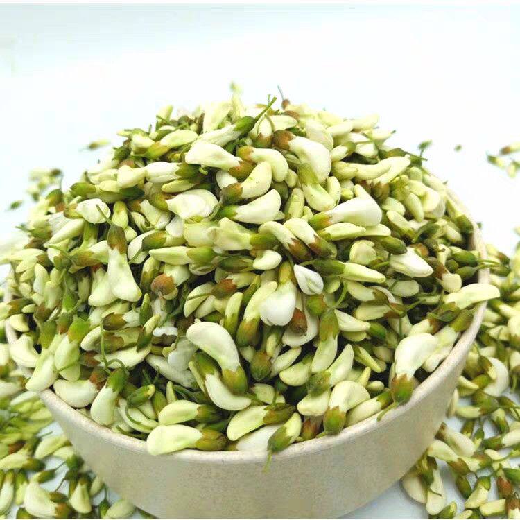 现摘新鲜槐花河南洋槐花天然野菜当季鲜槐花包包子饺子蒸菜杨槐花