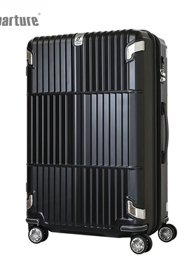 Departure拉杆箱纯PC万向轮登机箱商务箱子密码箱旅行箱 硬箱男女