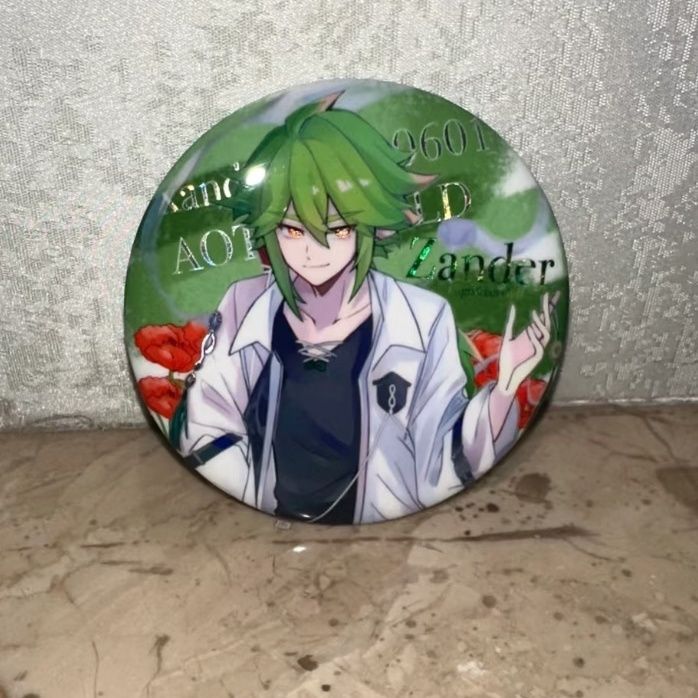 凹凸世界新款同人自制周边赞德生贺圆吧唧徽章挂件谷美痛包送礼物