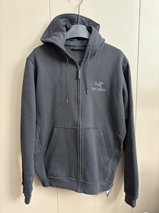 国内现货始祖鸟Arcteryx Emblem Hoody男款加绒连帽拉链卫衣外套