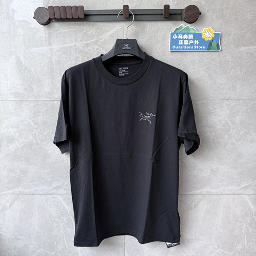国现始祖鸟Arcteryx Kragg SL男士棉款短袖胸前小标经典款棉T