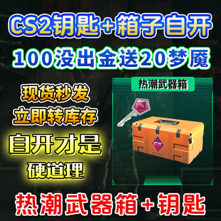 CSGO箱子加钥匙热潮大行动开箱皮肤cs2官箱自开账号【现货秒发】