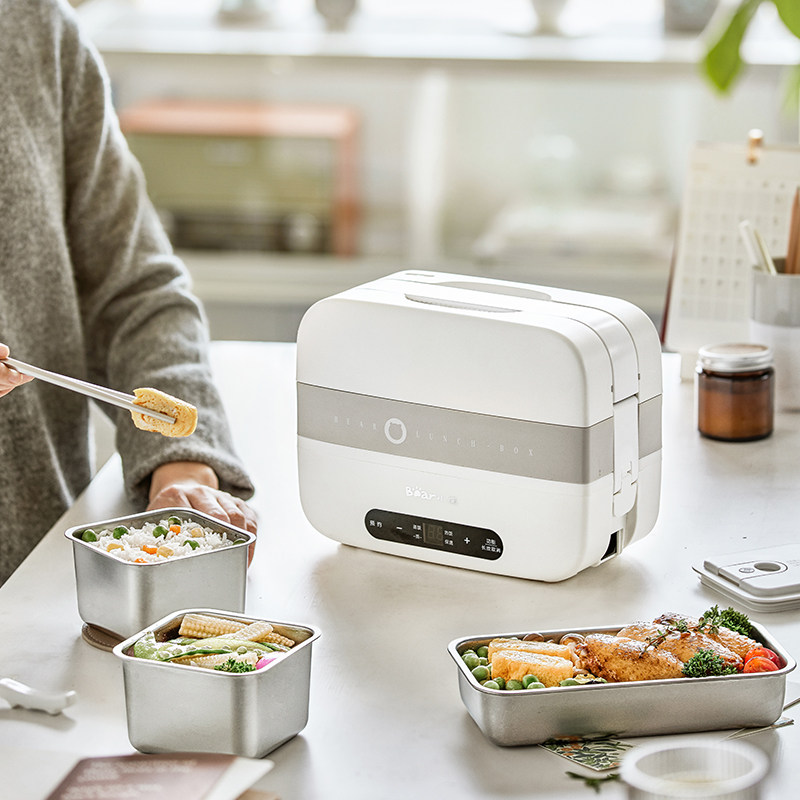 小熊电热饭盒插电式保温盒上班族式预约饭盒,厨房电器,电热饭盒,淘宝优惠券,粉丝福利购,淘宝优惠卷