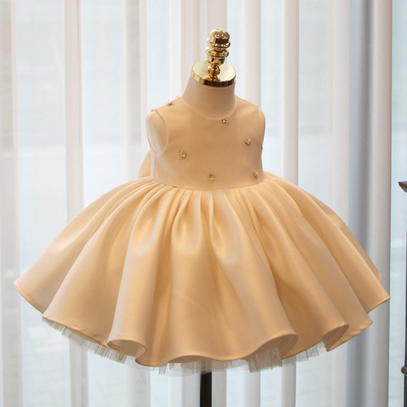 儿童礼服女童公主裙蓬蓬裙连衣裙生日宝宝周岁洋气晚礼服小主持人