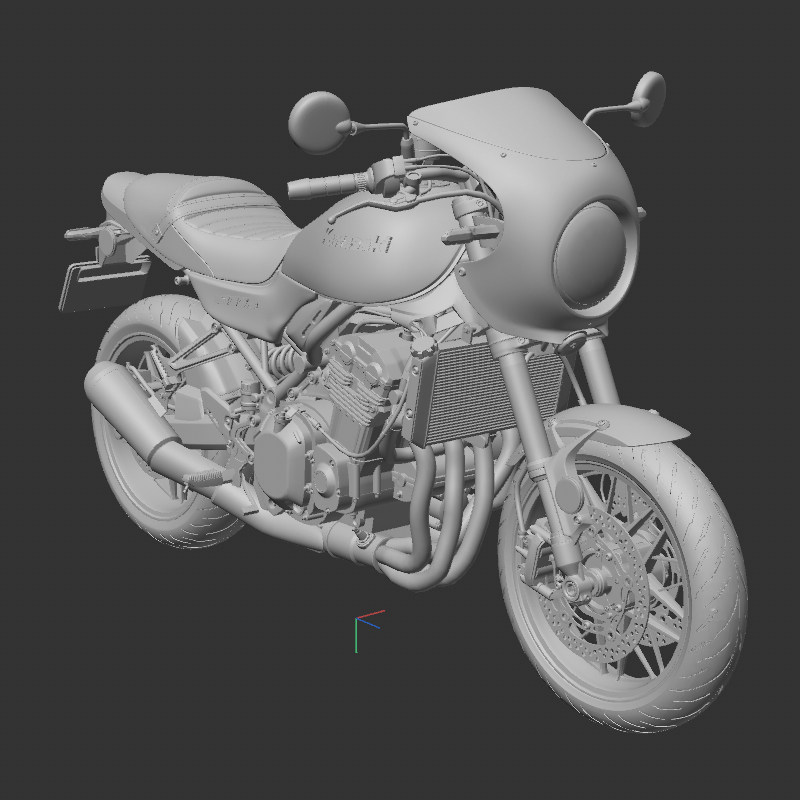 摩托车汽车模型3DmaxC4D犀牛Rhino高精度