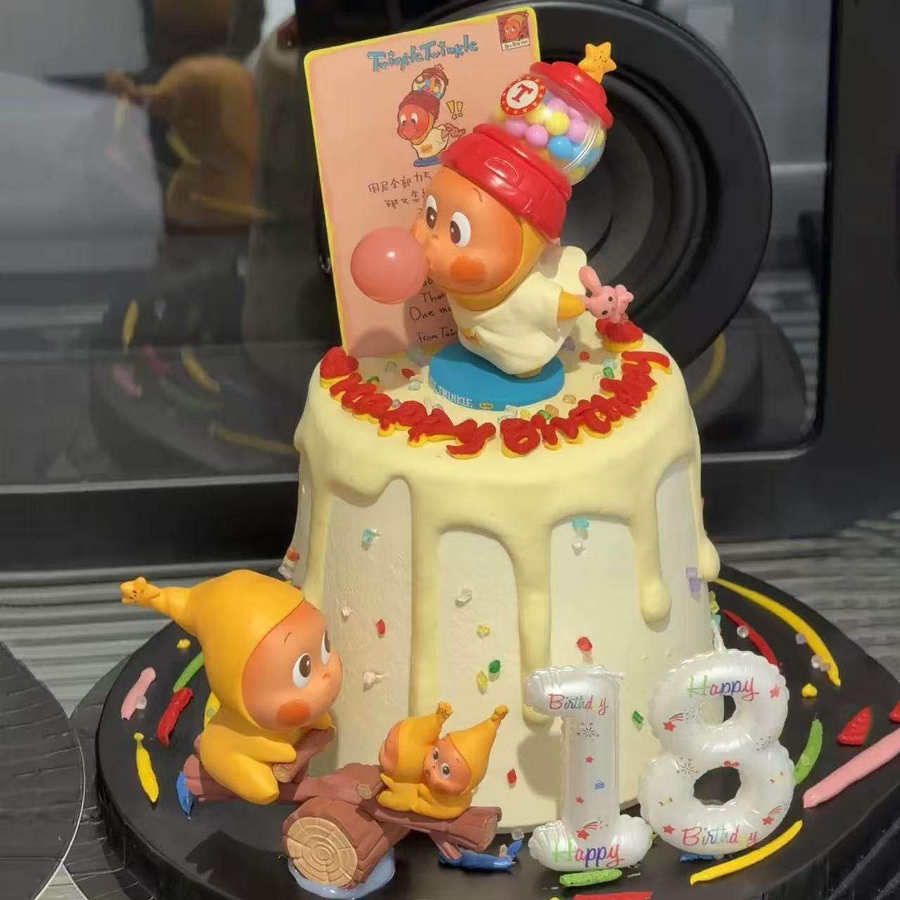 网红卡通吹蜡烛星星人蛋糕装饰插件吹泡泡新新人儿童生日蛋糕摆件,节庆用品/礼品,节日装扮用品,淘宝优惠券,粉丝福利购,淘宝优惠卷