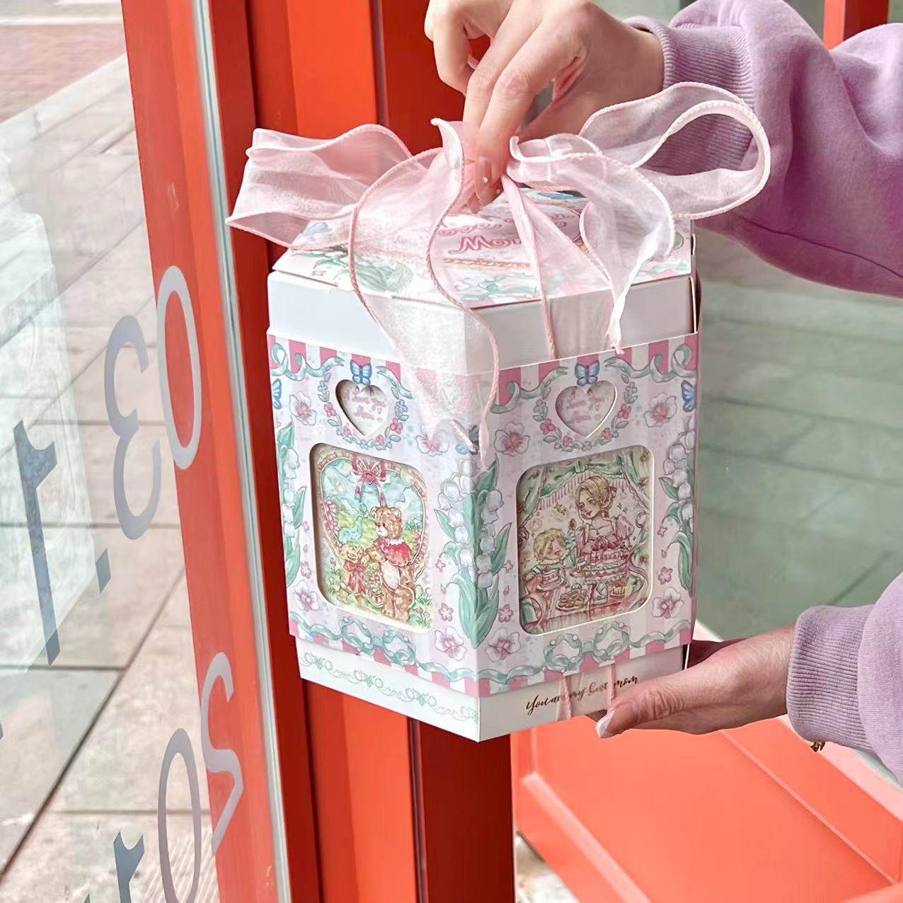 抱抱酱同款母亲节唯美六边形六角惊喜蛋糕盒子包装盒妈妈生日装饰,节庆用品/礼品,节日装扮用品,淘宝优惠券,粉丝福利购,淘宝优惠卷