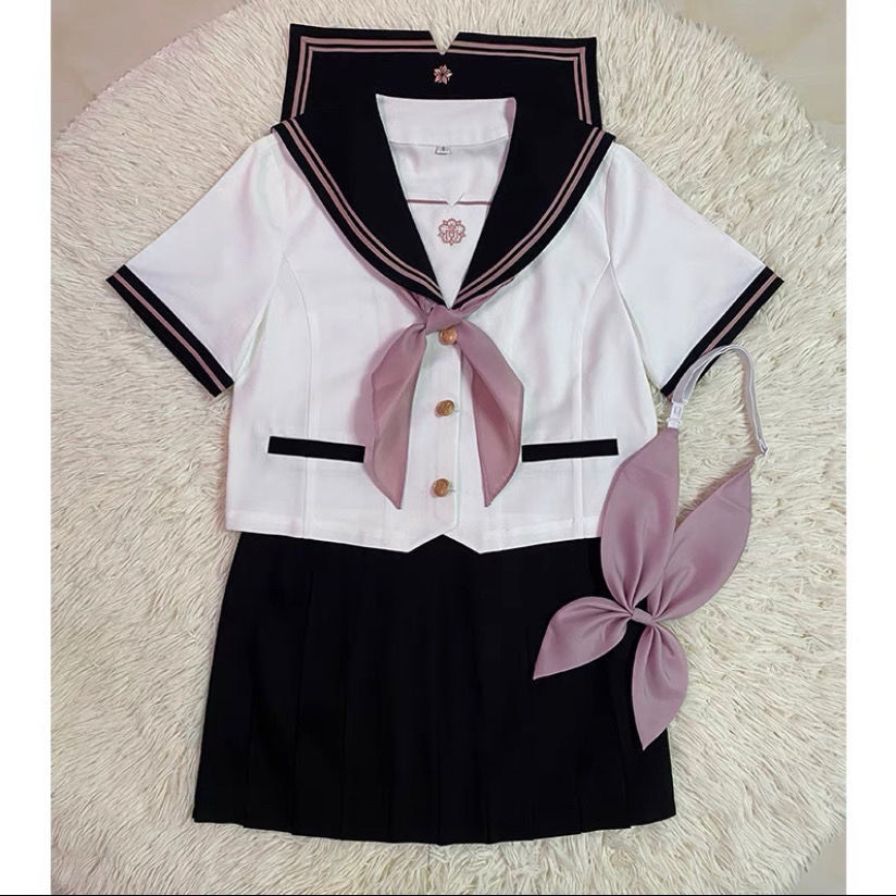 喵丸制服原创jk制服双子水手服上衣女正统学院风校供全套装现货