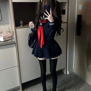 【9760人收藏】雾町社服套装正版原创日系正统学院风基础款不良绀