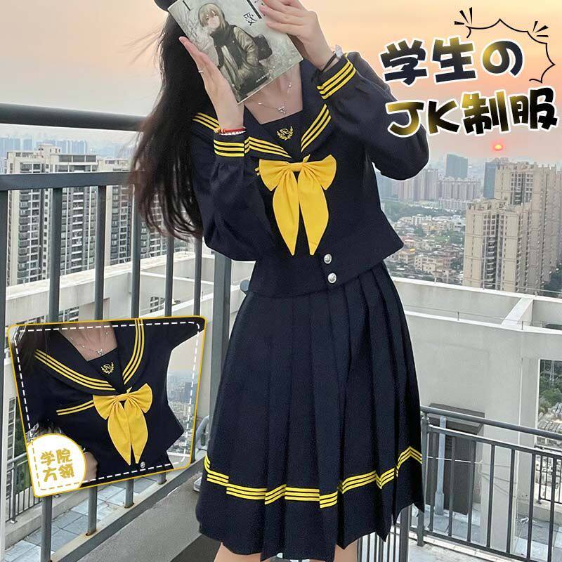 春影和诗【慕月】原创JK制服套装水手服女长袖短袖夏日系学院风