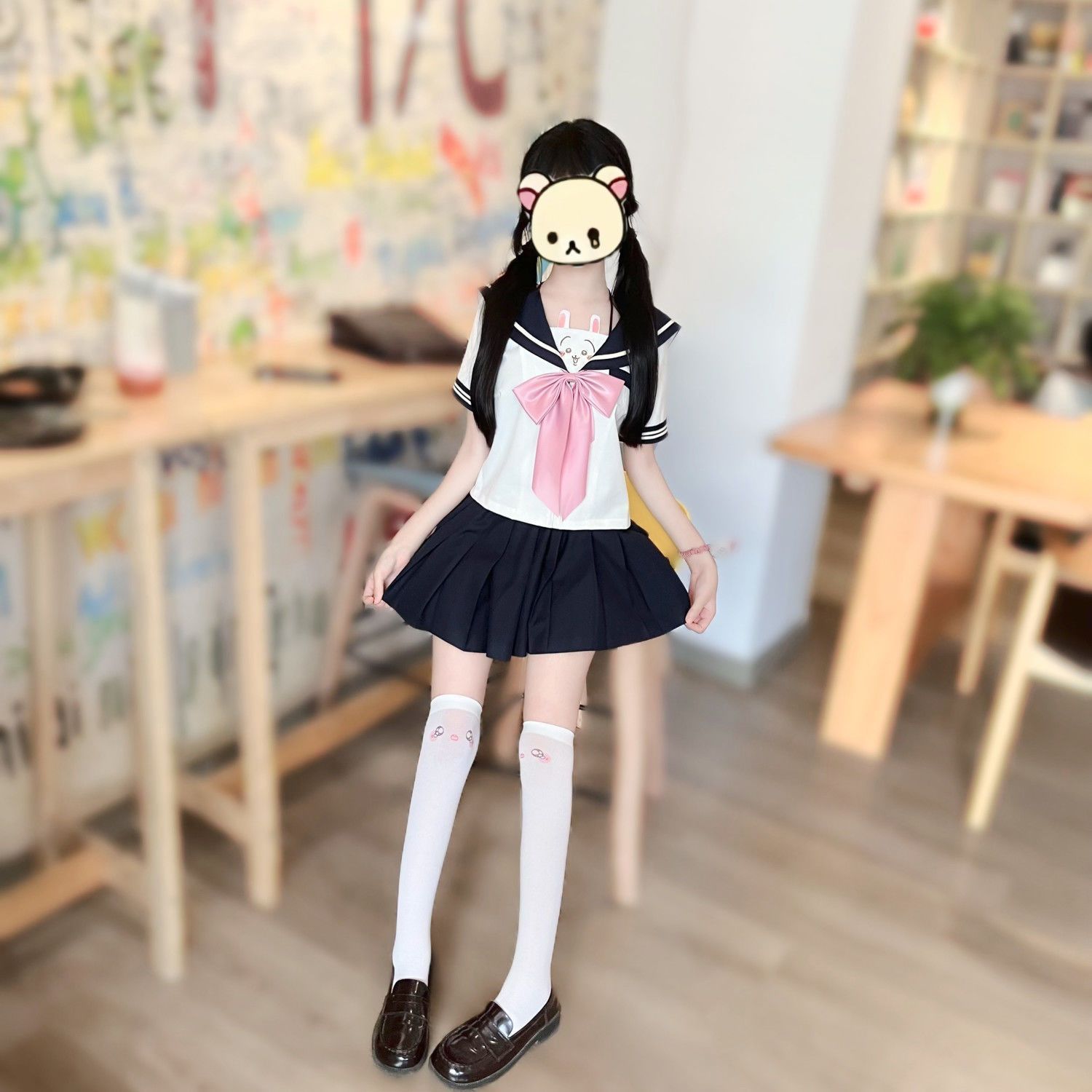 乌萨奇/萌萌纪原创正版jk制服水手服小兔可爱校园校供套装水手服