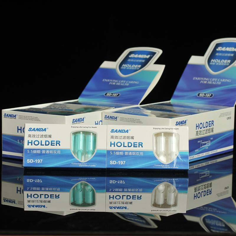 普通香菸粗细烟两用烟嘴，无需转换器，一大盒96支，12小盒，每小盒8支