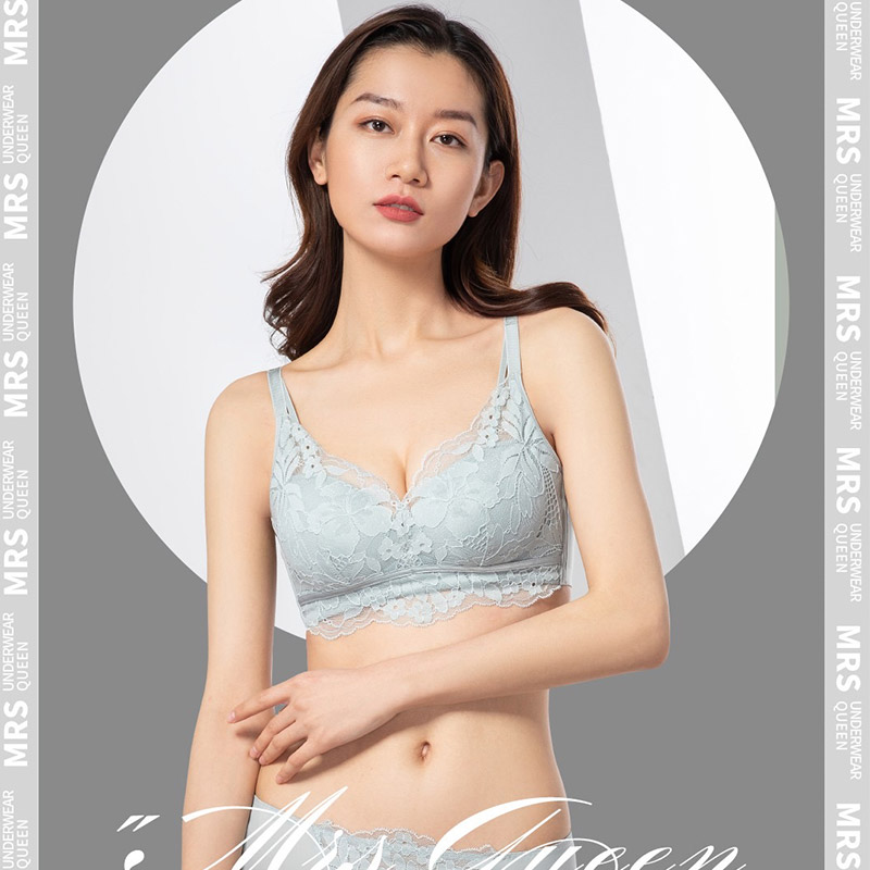 无钢圈聚拢文胸罩款天然乳胶内衣