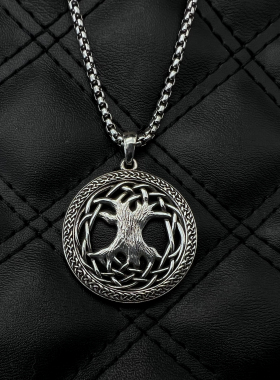 帝骁男女款纯银街头个性项链吊坠