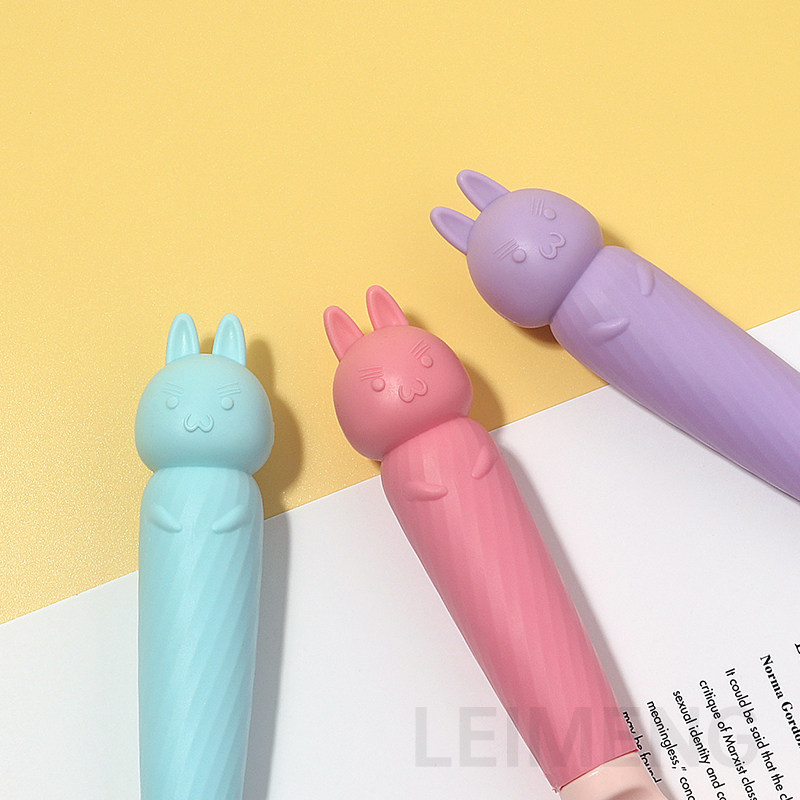 토끼 휴대용 거울 귀여운 손잡이 거울 휴대용 화장품 거울 학생 기숙사 어린이 크림 접착제 DIY 재료 거울