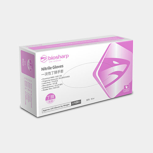 科研白鲨丁腈手套100个/盒