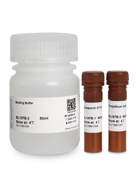白鲨 BL107B Annexin V-FITC/PI 双染细胞凋亡检测试剂盒(增强型)